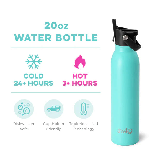 Navy Blue Flip + Sip Bottle (20oz)
