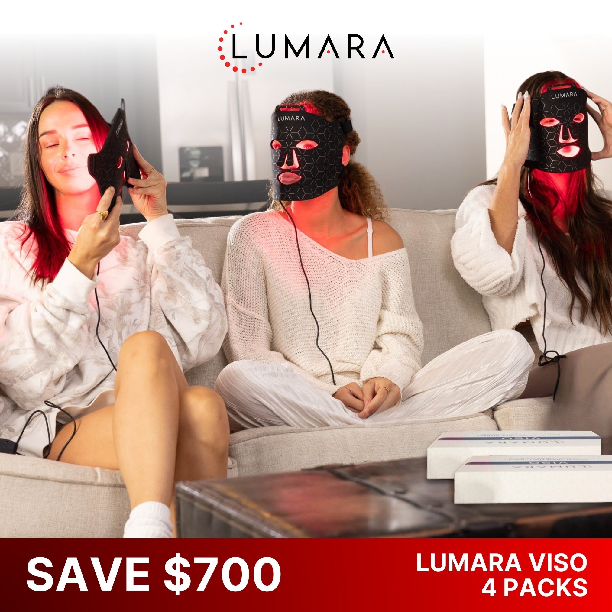VISO Red Light Therapy Mask | 470 Micro-LEDs | FDA Certified