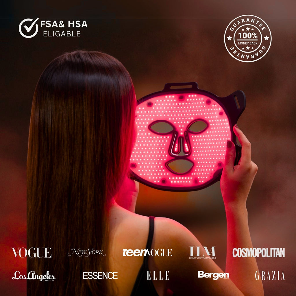 VISO Red Light Therapy Mask | 470 Micro-LEDs | FDA Certified