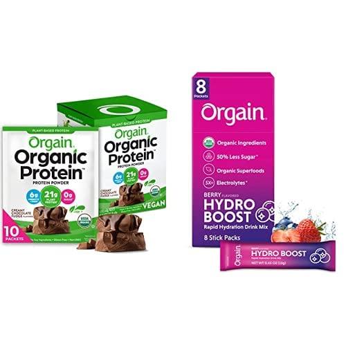 Orgain Organic Vegan Protein Powder | Creamy Chocolate Fudge | 2.03 lb