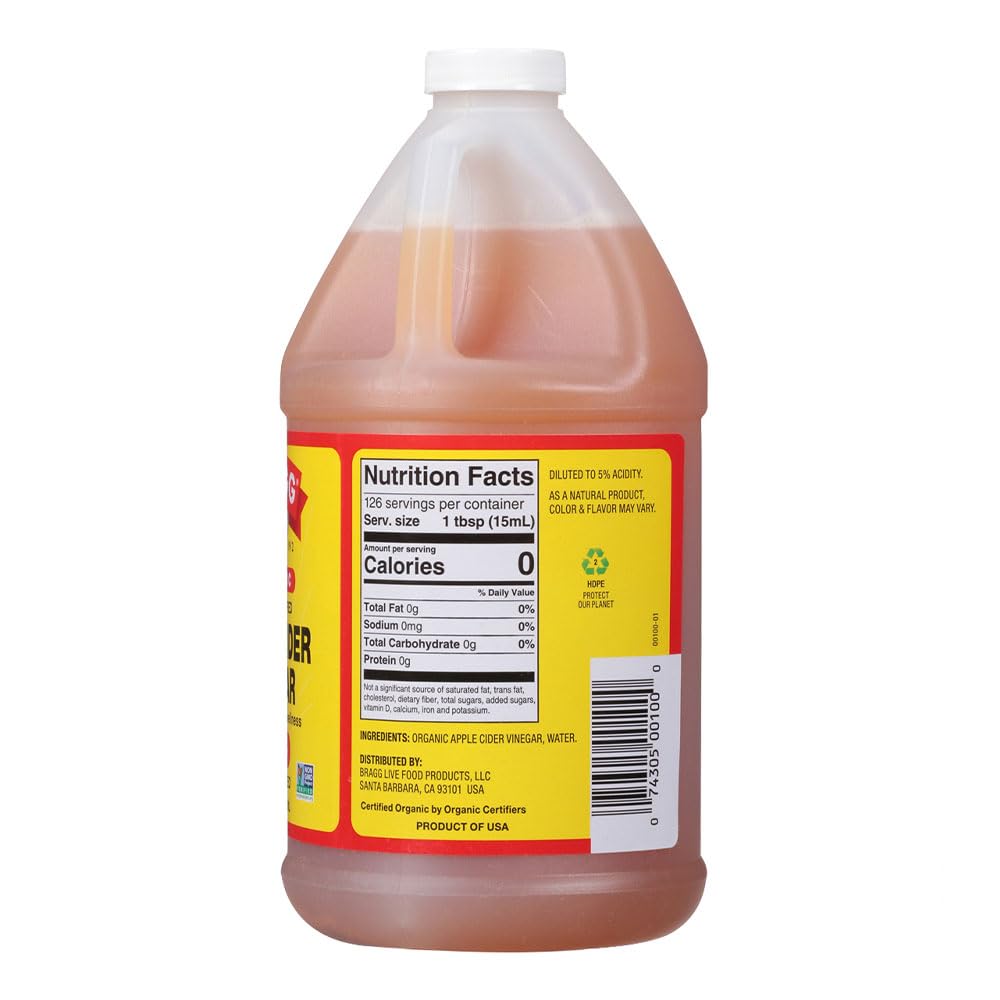 Bragg Organic Apple Cider Vinegar with the Mother | 64 fl oz