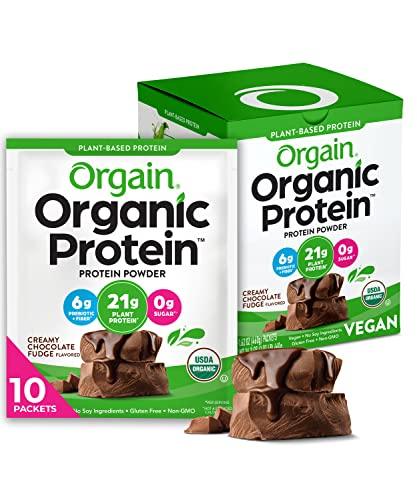 Orgain Organic Vegan Protein Powder | Creamy Chocolate Fudge | 2.03 lb
