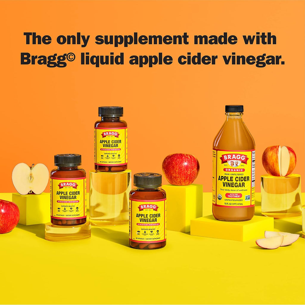 Bragg Apple Cider Vinegar Capsules with Vitamin D3 & Zinc