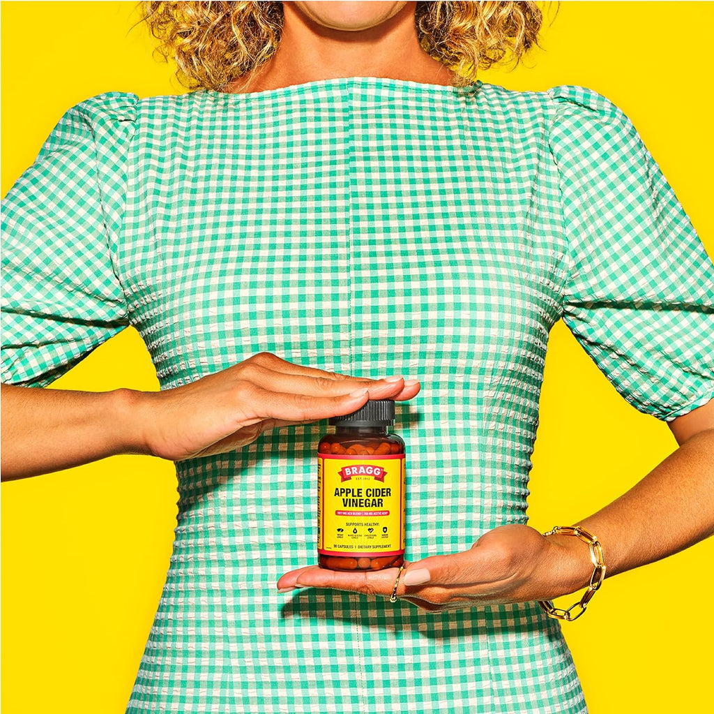 Bragg Apple Cider Vinegar Capsules with Vitamin D3 & Zinc