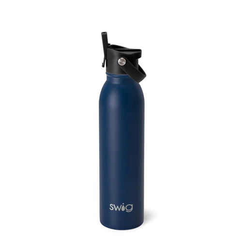 Navy Blue Flip + Sip Bottle (20oz)