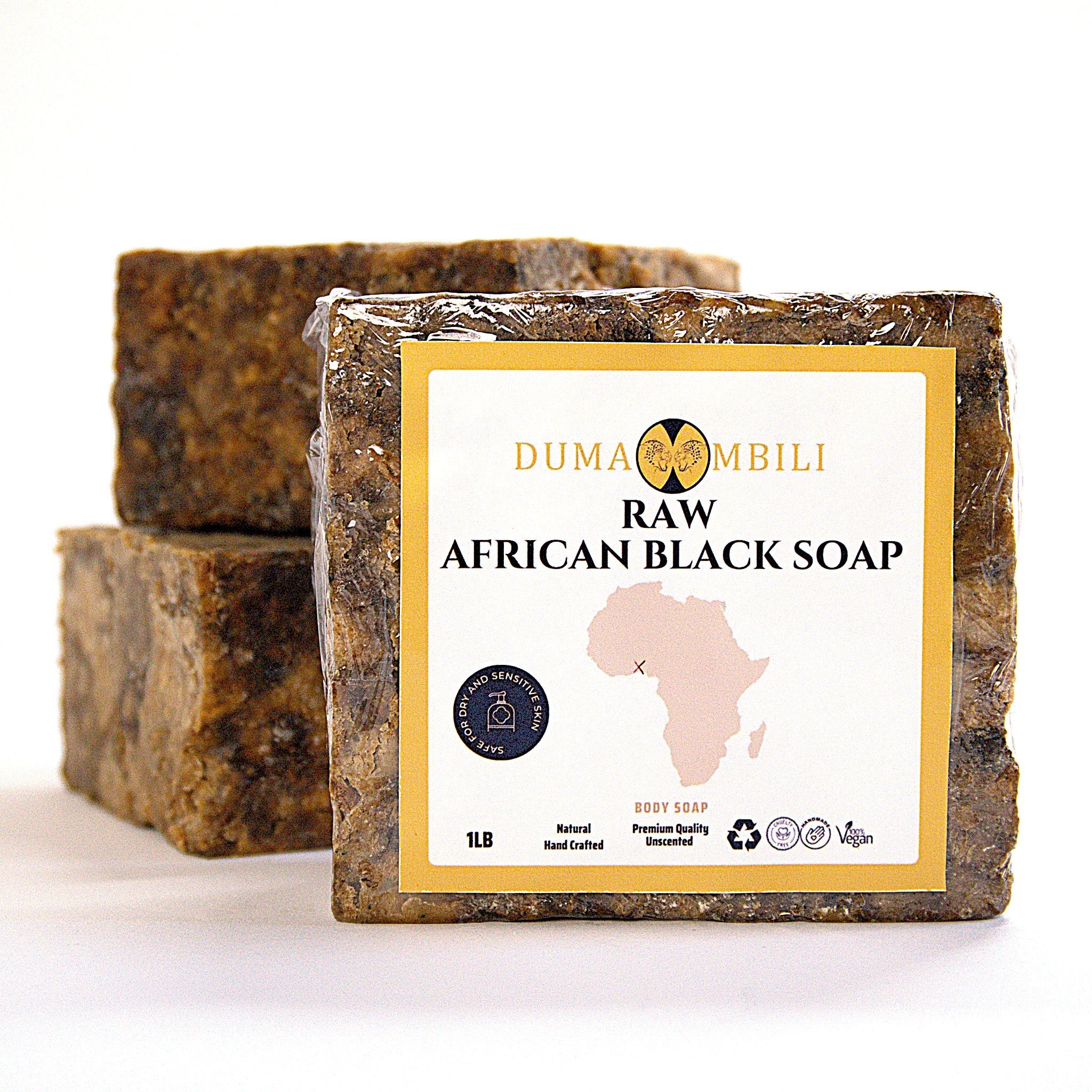 Authentic African Black Soap – Handcrafted in Ghana | Duma Mbili