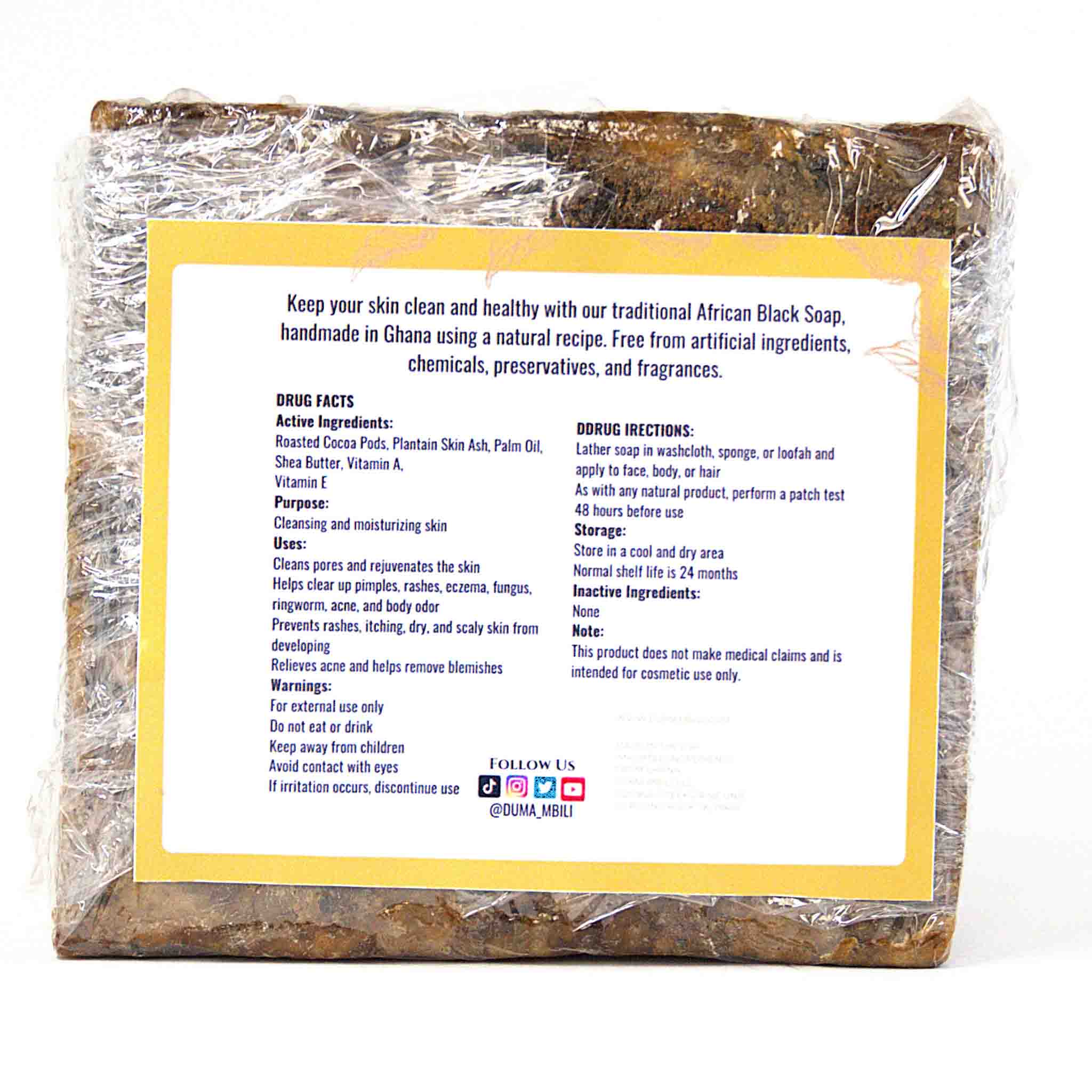 Authentic African Black Soap – Handcrafted in Ghana | Duma Mbili