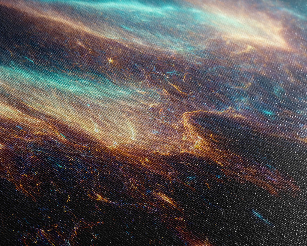 Galaxy of Stars – Sci-Fi String Theory 3-Piece Canvas Wall Art | NuevArt