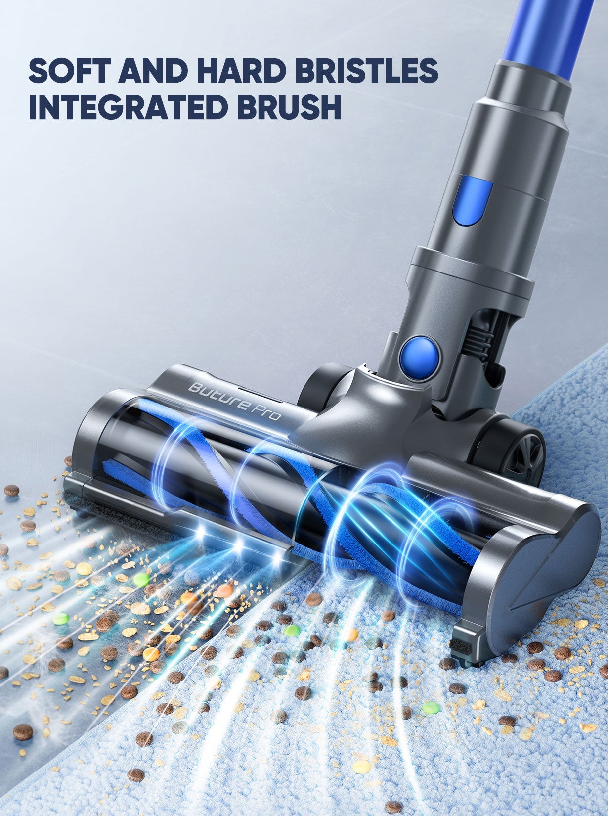 Buture BP10 Cordless Vacuum | 450W 38KPA Hardwood Floor Vacuum