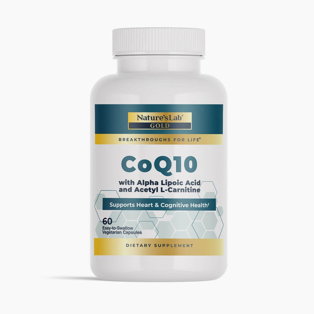 Nature's Lab CoQ10 + Alpha Lipoic Acid + Acetyl L-Carnitine | 60 Capsules