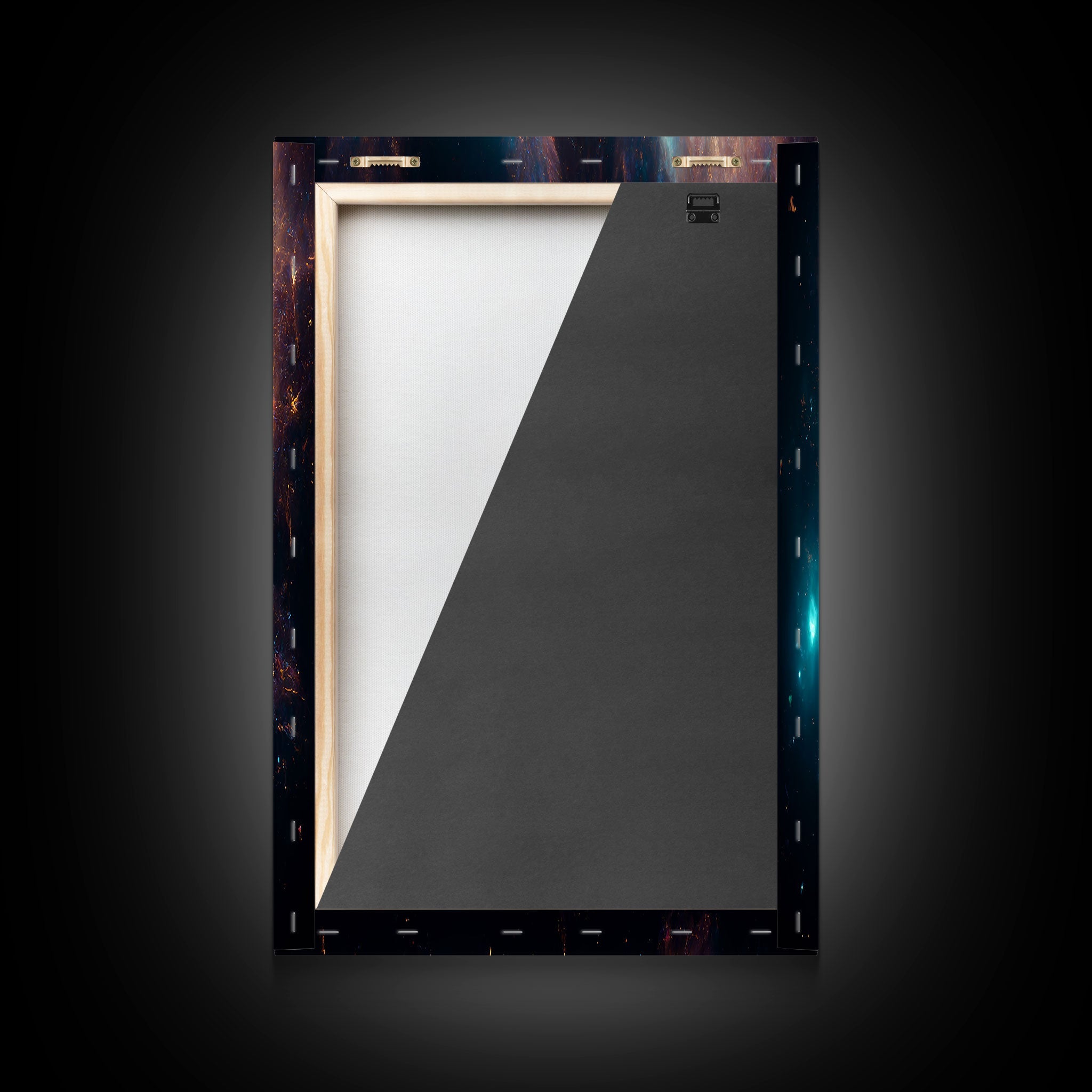 Galaxy of Stars – Sci-Fi String Theory 3-Piece Canvas Wall Art | NuevArt