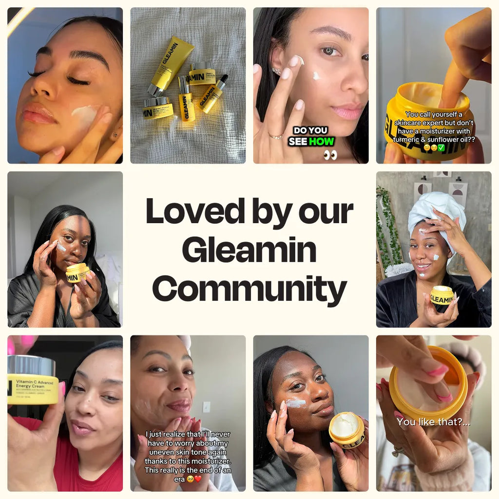 Gleamin Advanced Brightening Moisturizer – Vitamin C + Ceramides