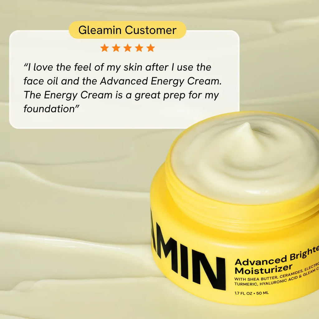 Gleamin Advanced Brightening Moisturizer – Vitamin C + Ceramides