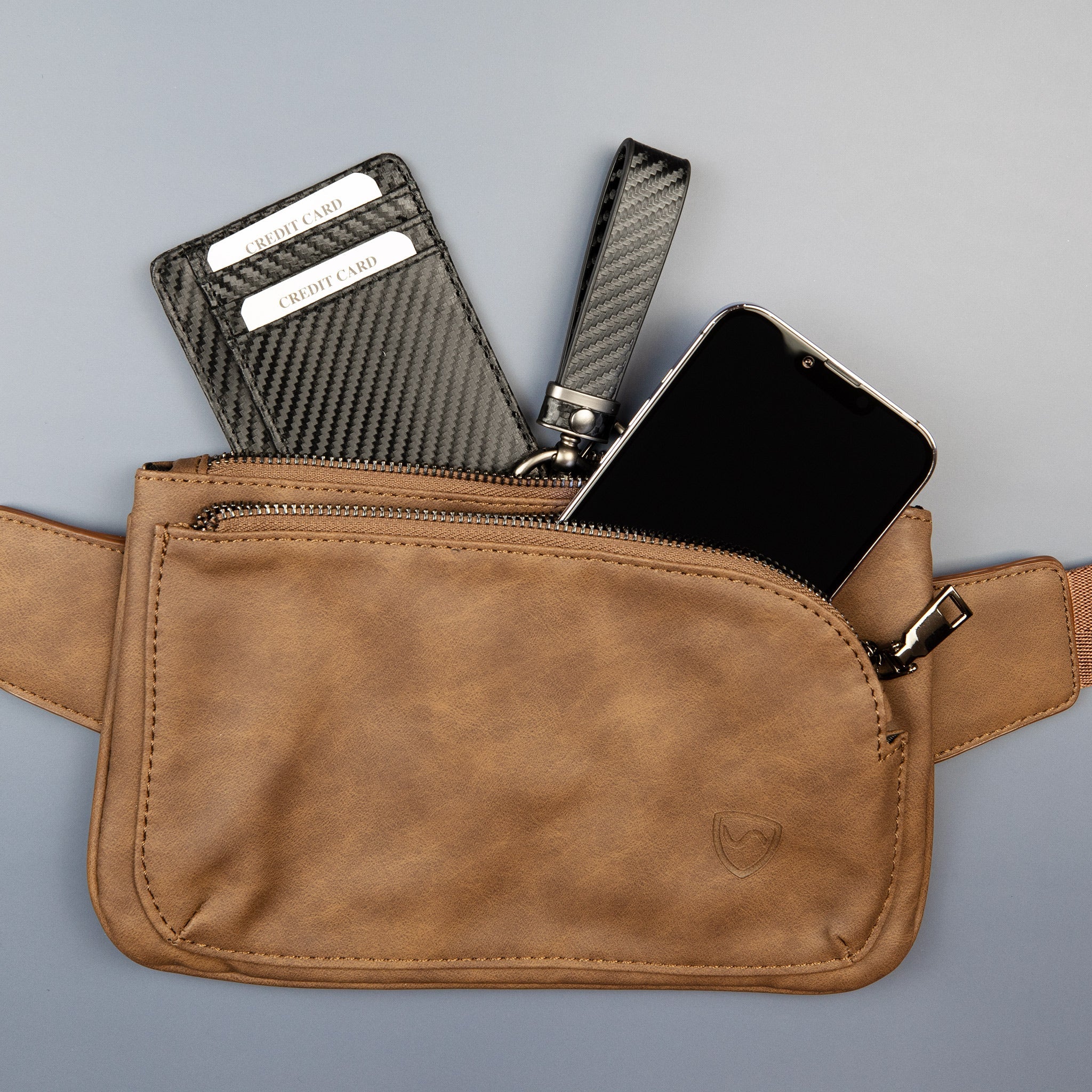 SYB EMF Protection Fanny Pack – Metro Vegan Leather | Shield Your Body