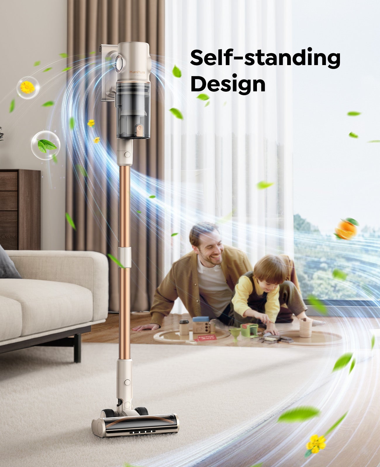 Honiture P7 Pro Cordless Stick Vacuum | 50KPA 600W 80-Min Runtime