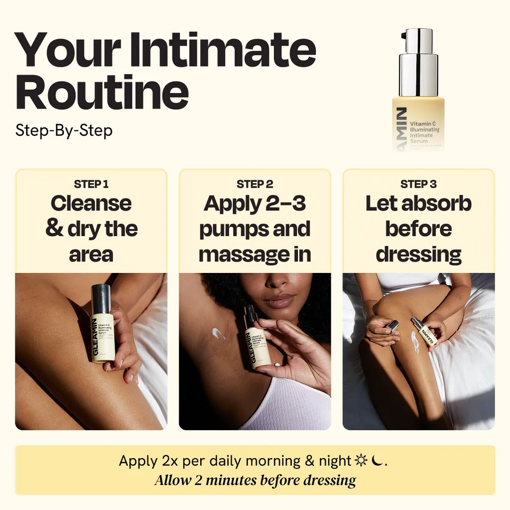 Gleamin Illuminating Intimate Serum – Brightening for Bikini Line & Underarms