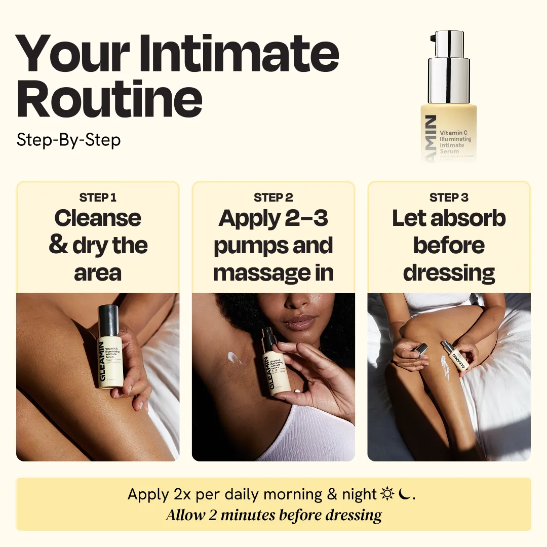 Gleamin Illuminating Intimate Serum – Brightening for Bikini Line & Underarms
