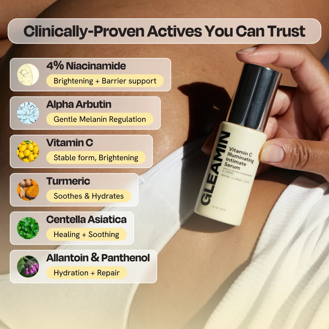 Gleamin Illuminating Intimate Serum – Brightening for Bikini Line & Underarms