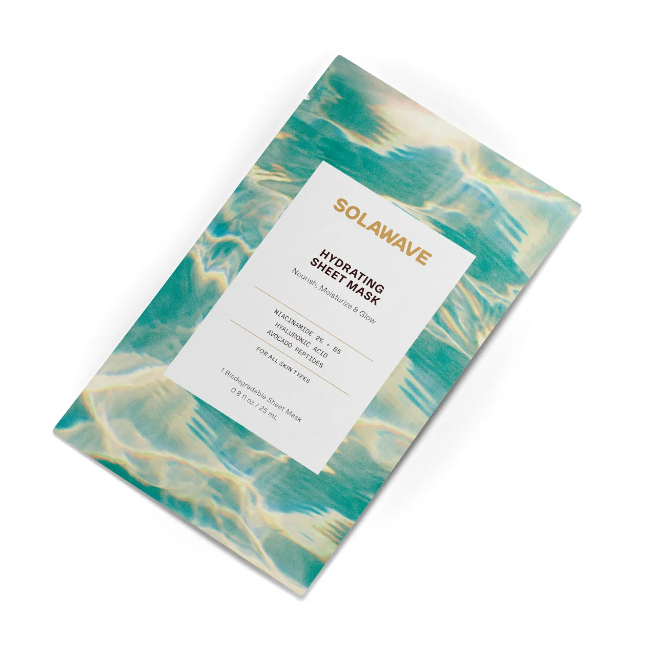 Solawave Hydrating Sheet Mask – Niacinamide & Hyaluronic Acid