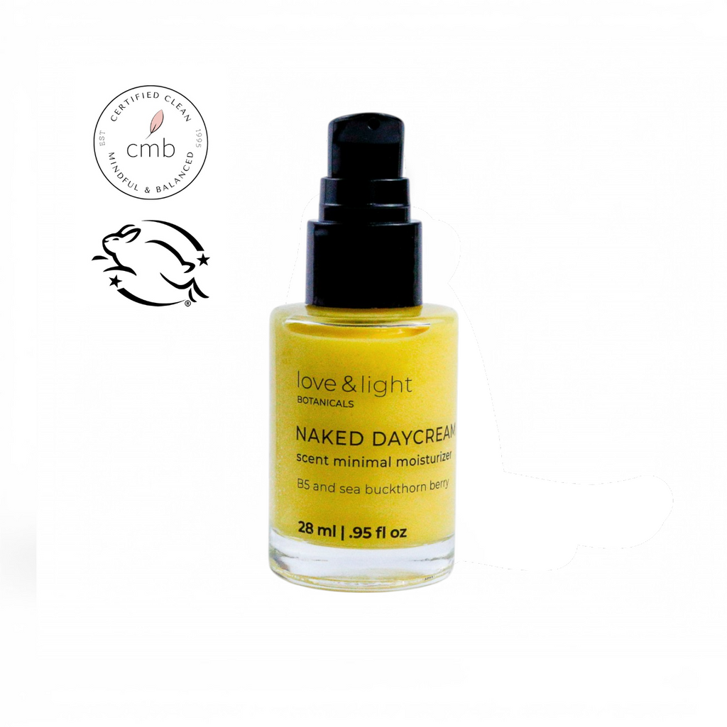 Love and Light Botanicals Naked Daycream – Unscented Day Moisturizer