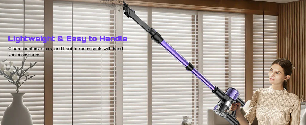 SuXiangVAC 55KPA Cordless Vacuum Cleaner | 10-in-1 | Pet Hair & Hard Floor