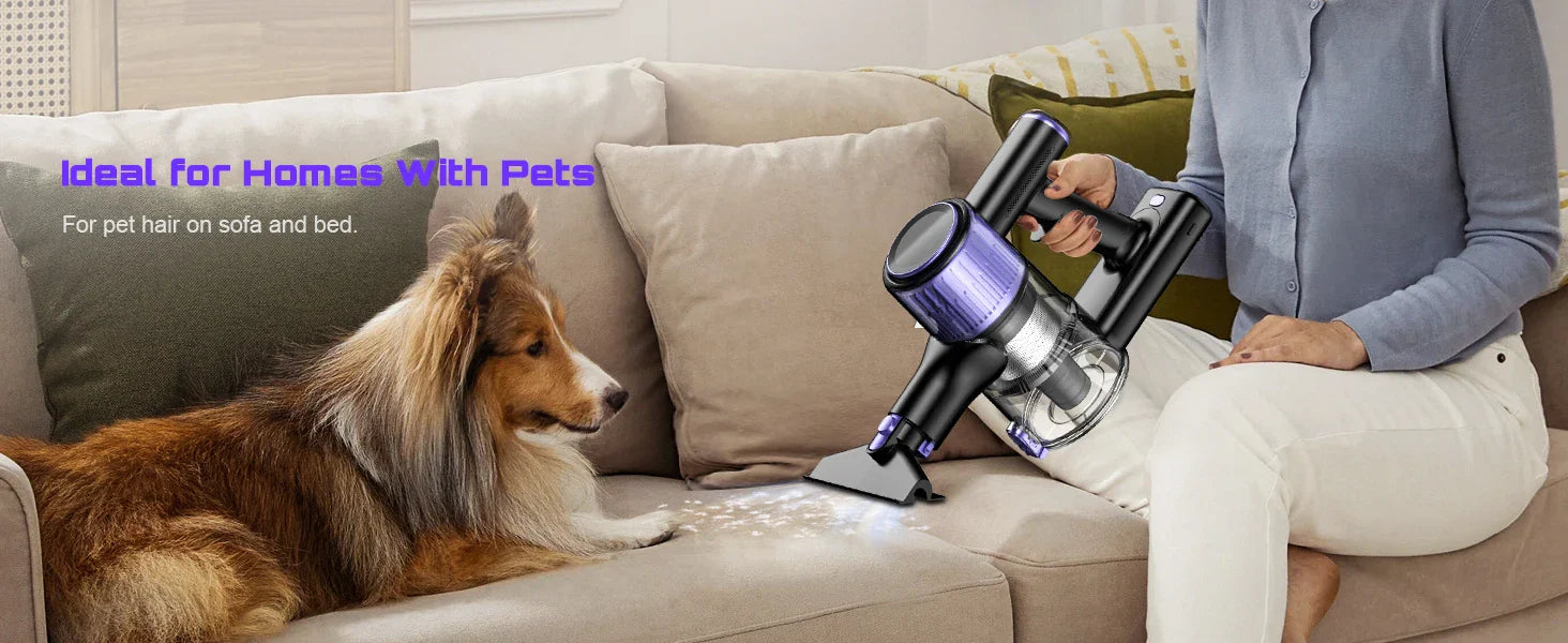 SuXiangVAC 55KPA Cordless Vacuum Cleaner | 10-in-1 | Pet Hair & Hard Floor