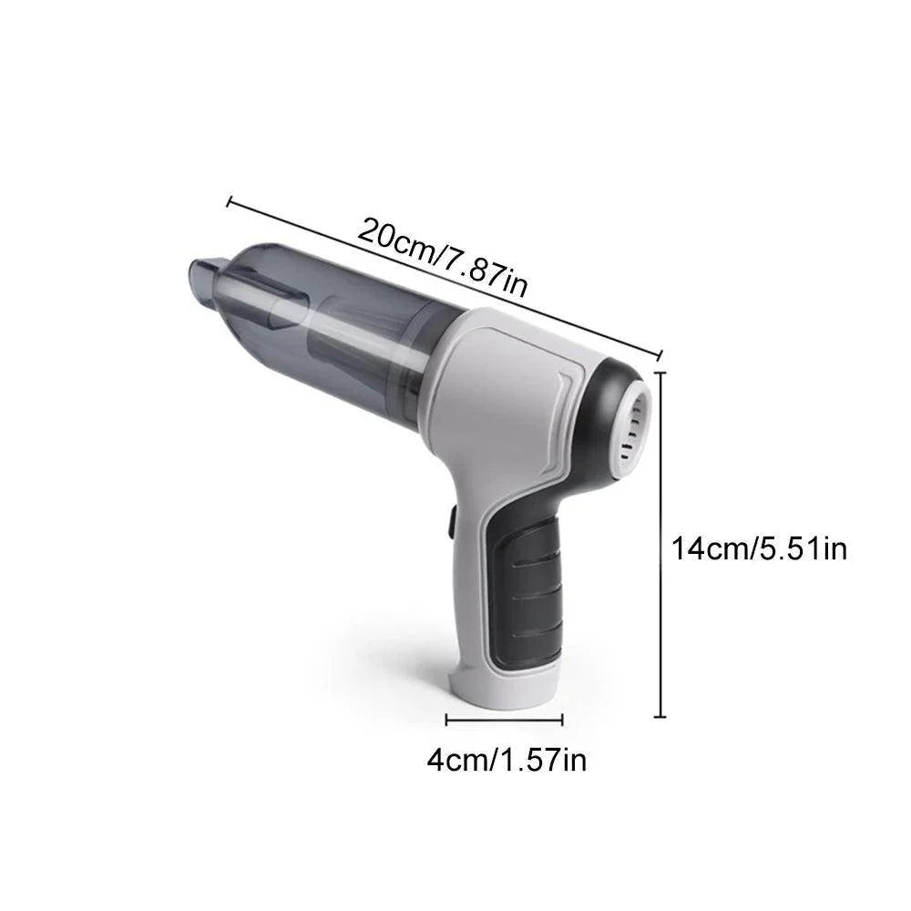 Cordless Car Vacuum Cleaner – 120W Portable & Blowable
