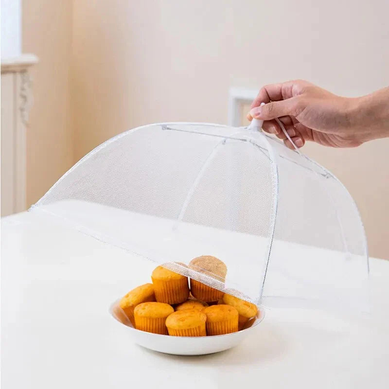 Foldable Mesh Food Cover | Insect-Proof, Washable | Indoor & Outdoor