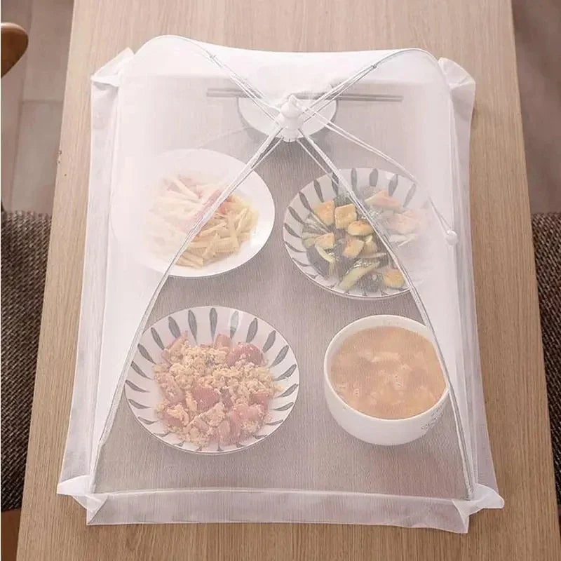 Foldable Mesh Food Cover | Insect-Proof, Washable | Indoor & Outdoor