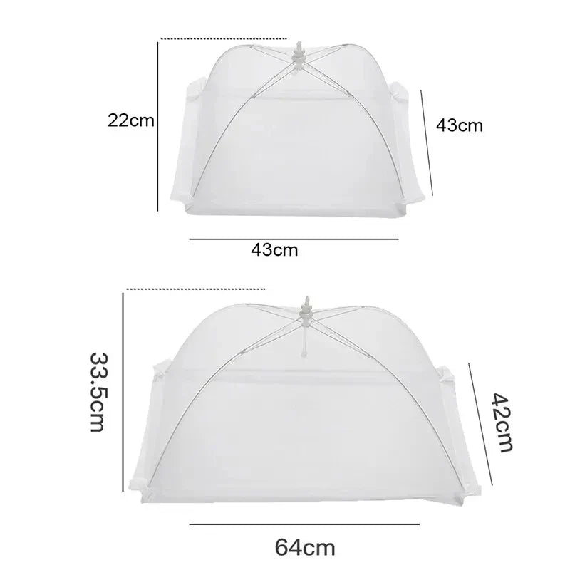 Foldable Mesh Food Cover | Insect-Proof, Washable | Indoor & Outdoor