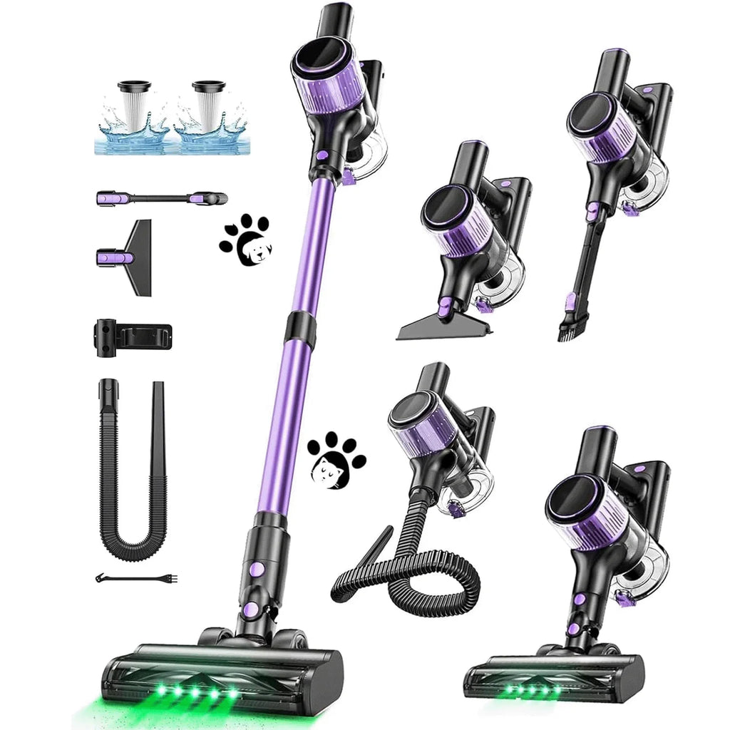 SuXiangVAC 55KPA Cordless Vacuum Cleaner | 10-in-1 | Pet Hair & Hard Floor