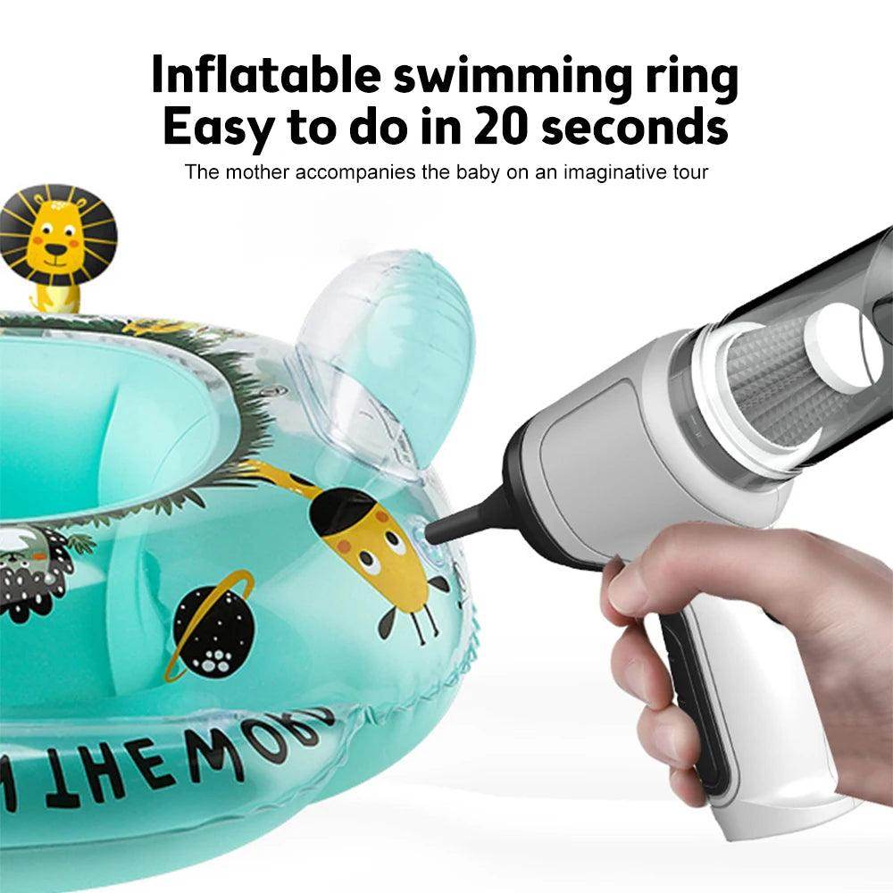 Cordless Car Vacuum Cleaner – 120W Portable & Blowable