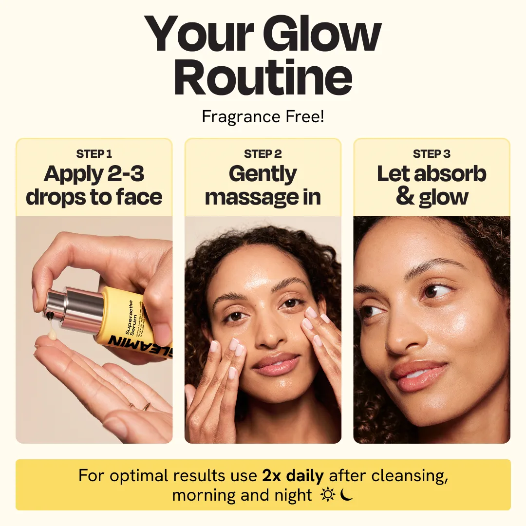 Gleamin Superactive Serum – 15% Vitamin C + Brightening Actives