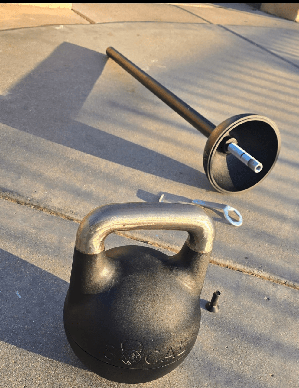 Adjustable Mace Handle for 12–32 kg Competition Kettlebell | SoCal Kettlebellz