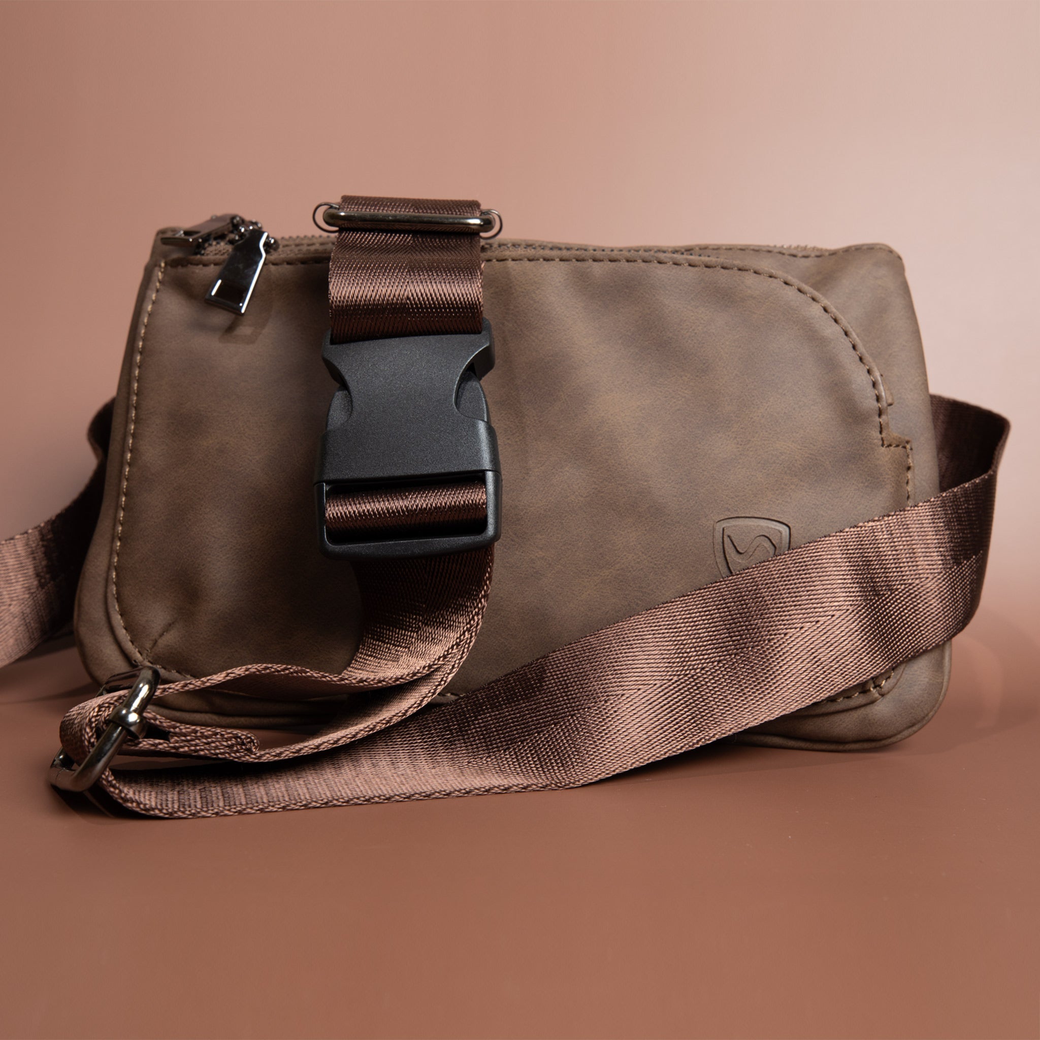 SYB EMF Protection Fanny Pack – Metro Vegan Leather | Shield Your Body