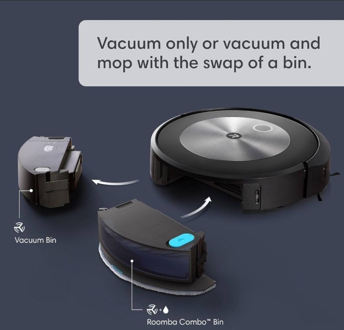 iRobot Roomba Combo i5+ Robot Vacuum & Mop — Used, Great Condition